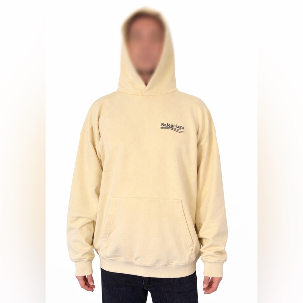 Balenciaga Wave Logo Hoodie – XXS (Oversized Fit)